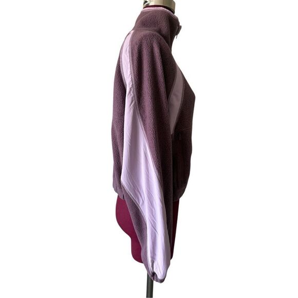 Free People Fp Movement SO Fly Half Zip Crop Jacket Size S Athletic Lilac Purple - Picture 10 of 11
